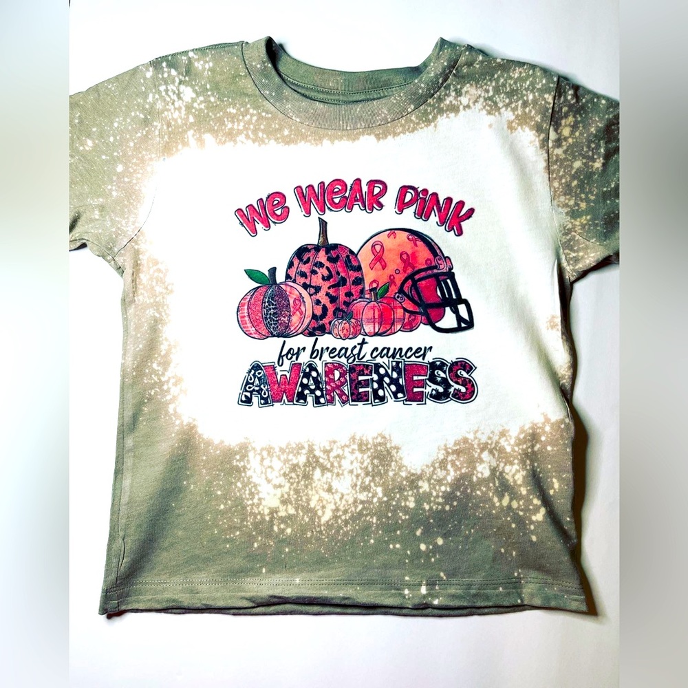 Toddler bleached sublimated shirt